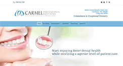 Desktop Screenshot of carmelprofessionaldentistry.com